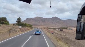 Фуэртевентура,поездка через весь остров,от Morro Jable до Puerto del Rosario,Канарские острова...