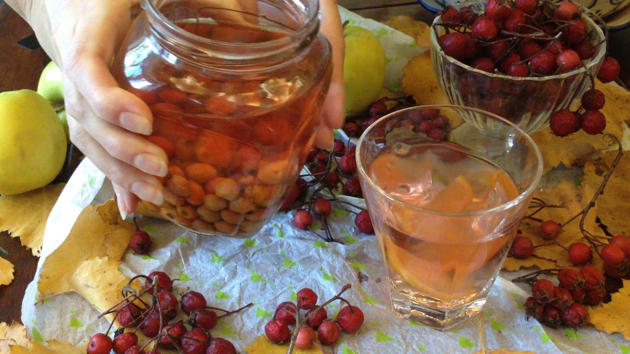 Компот из боярышника на зиму смотреть онлайн