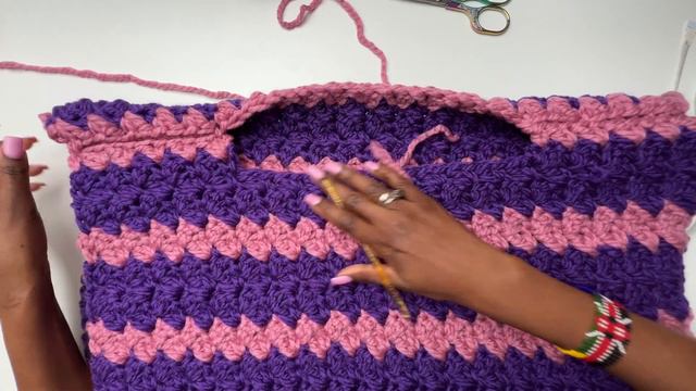 Crochet Easy And Fast Chunky Sweater  With A Collar #crochet #crochettutorial