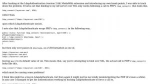 Unable to authenticate MediaWiki (on LAMP/Ubuntu) users using AD (on Windows Server 2012 R2) via...