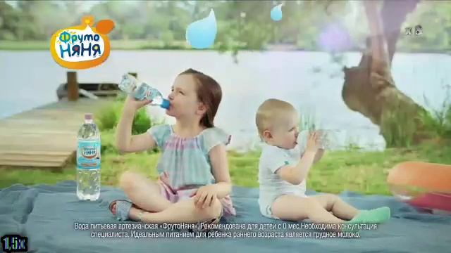 Фрутоняня — Детская вода (в 8х быстрее) смотреть онлайн
