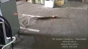 Демонстрация работы установки прожига УПВР-1630М