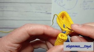 Брелок крючком, брелок гачком, брелок рука, патріотичний брелок, МК брелок