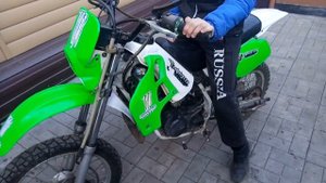 Питбайк Хонда СRМ-50 (Honda CRM-50) запуск после зимы.