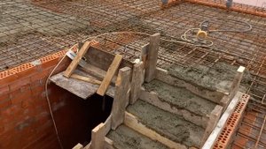 Как заливают плиту перекрытия между 1 и 2 этажом часть 3 заключительная