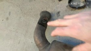 Mercedes W203 Cdi, Снял Приемную Выхлопную Трубу, заварил Трещины ®️