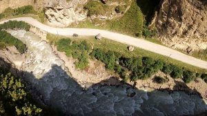 Чегемское ущелье 4K. Водопады, хычины, Флай Чегем, ледник Шаурту, Абай-су, Город мертвых.