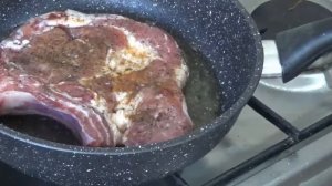 Как пожарить мясо на сковороде-вкусный бабушкин рецепт