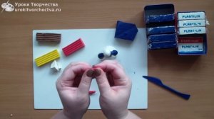 Лепим барыню из пластилина