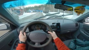 2007 Hyundai Accent 1.5 MT - POV TEST DRIVE