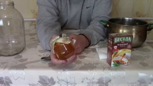ЧАЙНЫЙ ГРИБ НА МЕДУ