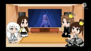 Elsa and Anna past parents react to healy life amv/{Gacha Selin}