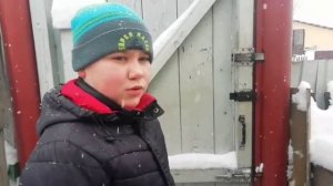 Снежный апрель в Сибири. 2 апреля. Лесосибирск.