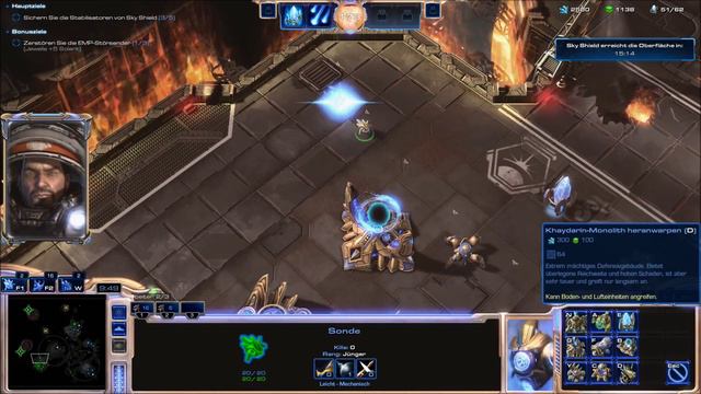 Starcraft 2 Legacy of the Void - Mission 6: Sky Shield смотреть онлайн