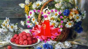 Цветет малина за окном ...