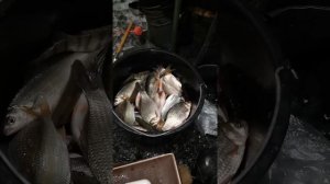 Ночная рыбалка на Братском водохранилище в апреле 2021г.