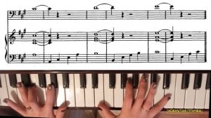 Ф. Абт. Вокализ № 1 (из Части 1) для баритона или меццо-сопрано. A-dur. Andante