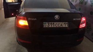 Перемигивание задних габаритов + поворотники