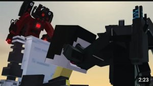 Скибиди туалет 65 но в маинкрафте