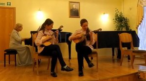 Дуэт домр "Искорки" - Р.Н.П. "Степь да степь кругом" обр.В.Городовской.