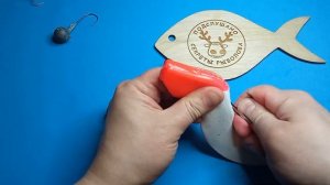 Как оснастить большую силиконовую приманку ? 2 СПОСОБА