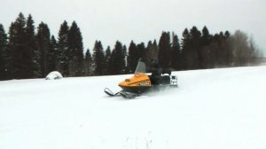 Самодельный снегоход Уралец с РМЗ 640