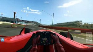 Гонка на Ferrari на карте Mauntine Panorama в игре Real Racing 3