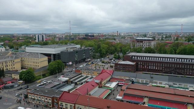 4К Калининград, ул. Черняховского центральный рынок смотреть онлайн