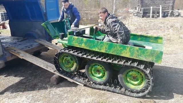 Испытание снегоболотоход Росомаха!!! смотреть онлайн