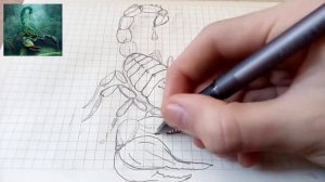 Как нарисовать скорпиона?.Мини версия.