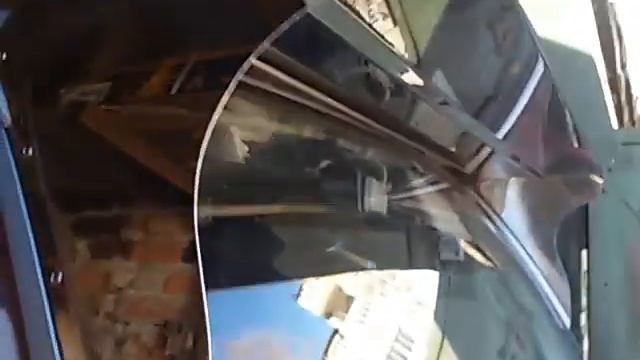 Козырек из зеркальной нержавейки на NISSAN ATLAS. смотреть онлайн