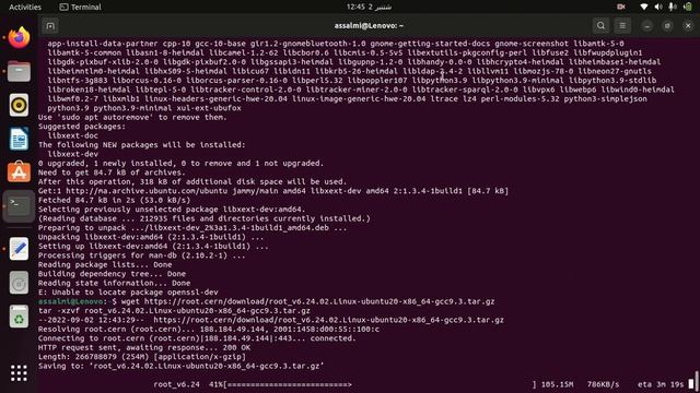 Installing ROOT - CERN and compiling on Ubuntu 22.04 смотреть онлайн