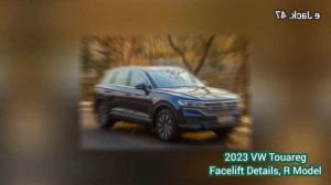 2023 VW Touareg Facelift Details, R Model