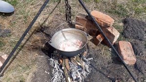 Готовим обед на свежем воздухе