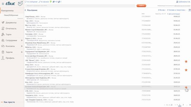 СБИС Всё о компаниях им владельцах