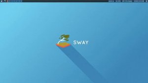 Sway Wayland Compositor on alpine linux.