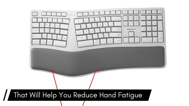 Wireless Ergonomic Keyboard for Mac - Promotes Comfortable Typing and Efficiency | BTERGOKEY смотреть онлайн