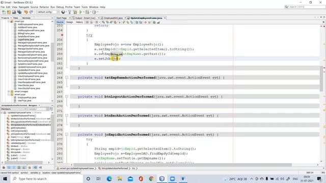 Java Project Lecture-14 | Java GUI: Update Employee & Database Constraints