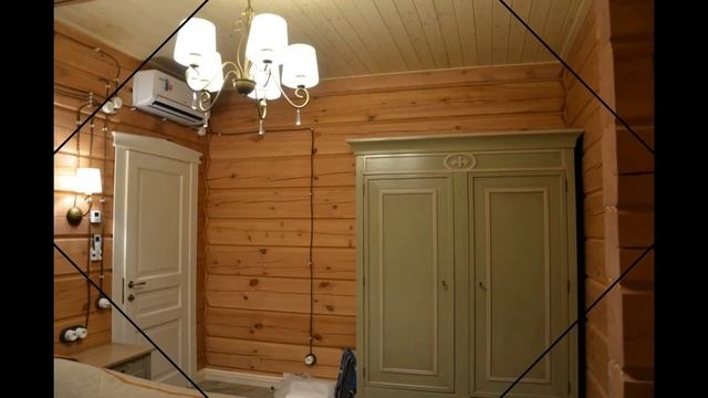 Дом из норвежского лафета. Готовый ремонт. смотреть онлайн