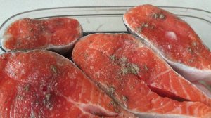 Стейк из лосося