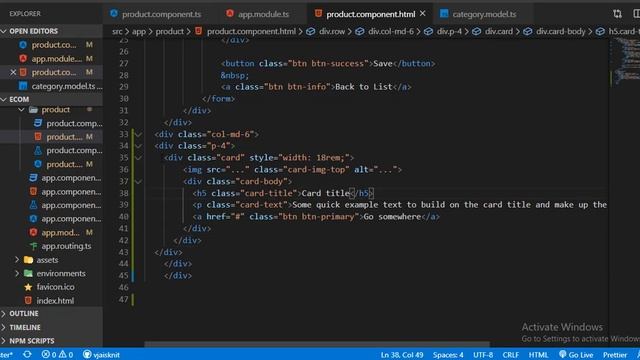 Diplay Product Form Data in Bootstrap Card | Part 5.2(continuation Part 5 ) смотреть онлайн