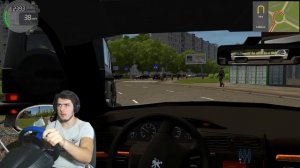ГОНКИ ПО МОСКВЕ НА ТАКСИ - ТАКСИ с САМИ НАСЕРИ по Москве - CITY CAR DRIVING + РУЛЬ