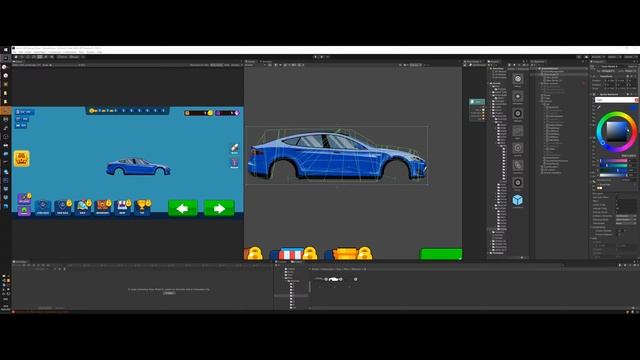 Добавление Автомобилей и колес в игру. Игра ACRO в Unity Bolt смотреть онлайн