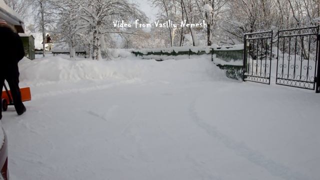 Чудо - лопата типа "ОТВАЛ". Первый тест. 13/02/2017. Печора. смотреть онлайн