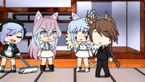 •Пропавшая принцесса• •Гача лайф• •Голуьая Незабудка•