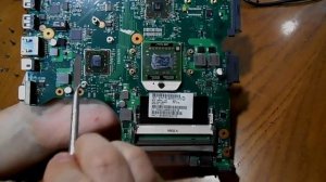 Прогрев северного моста ноутбука HP Compaq 615