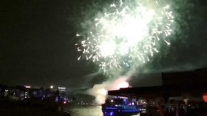 VLOG фейерверк на теплоходе на Москва реке | День города 2018