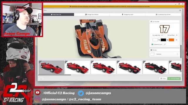 Making the Autolite/Fram IndyCar in GIMP (Finale) - Custom iRacing Livery (Twitch VOD) смотреть онлайн