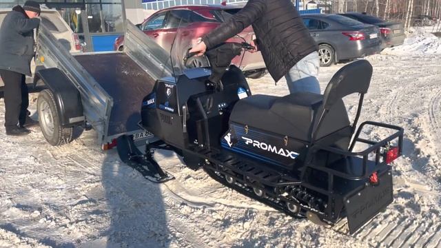 Выдача ходового снегохода PROMAX YAKUT 500 4T 20 л.с. Тюмень смотреть онлайн
