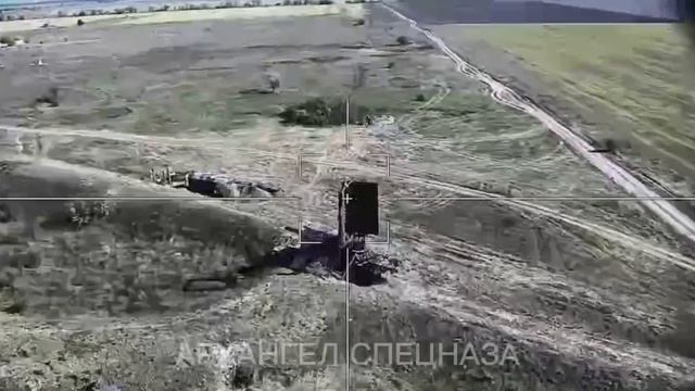 Уничтожение Американской станции контрбатарейной борьбы TPQ российским беспилотником-камикадзе "Ланц смотреть онлайн